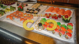 C&C Restaurant Asiatisches Buffet Essen Sushi